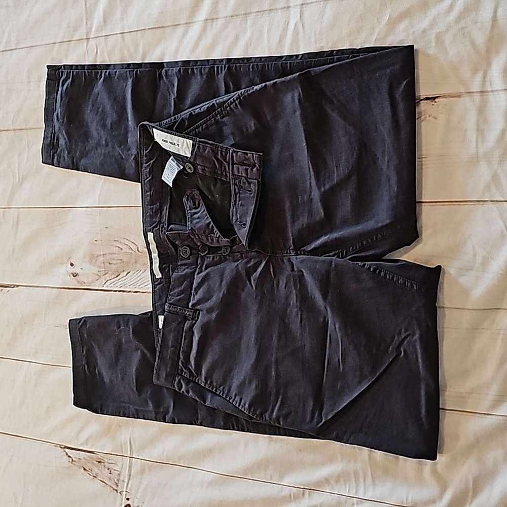 Norse Projects Mens Aros Slim Light Twill Navy Blue Chino Pants Size 30
